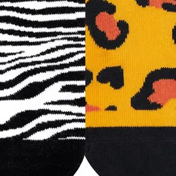 Dynamocks Unisex Pack Of 2 Patterned Ankle-Length Socks image 5