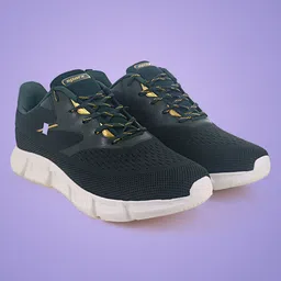 Sparx Men Textured Lace Up Running Shoes image 5