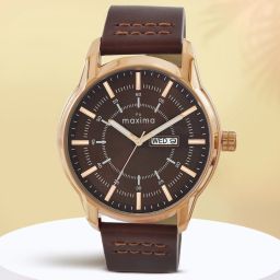 Attivo Rose Gold Analog Watch - For Men O-68616LMGR-image-15
