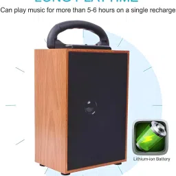 CIHYARD Wooden Body With Best Look, 6 Hours Playback12 10 W Bluetooth Soundbar-image-27