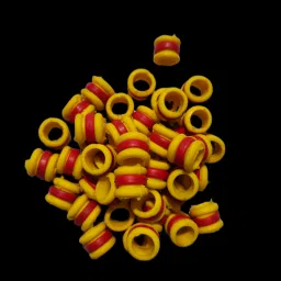 Pigeon foot ring new yellow rubber 10 pcs Bird Shoulder Guard-image-20