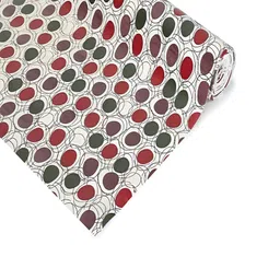 LooMantha Black & Red Abstract Printed Water Resistant Shelf Liner image 4