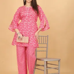 CHANSI Printed Tunic With Trouser image 5