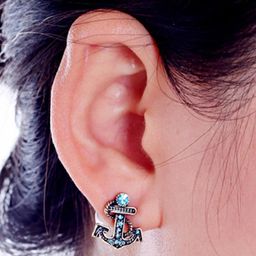 Young & Forever Gold Plated Quirky Studs Earrings image 5