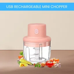 sacro Mini Rechargeable Chopper, Electric Chopper for Onion, Garlic and VegetableC240 Electric Vegetable & Fruit Chopper-picture-25