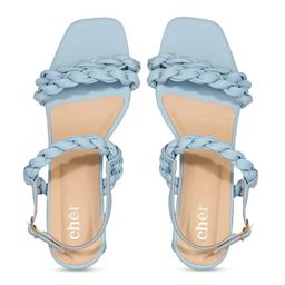 Chere Weaving Strap Chunky Block Heels image 3