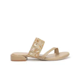 Anouk Embellished One Toe Block Heels image 5