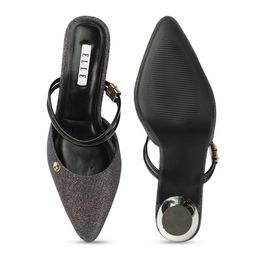 ELLE Embellished Kitten Heel Mules image 5