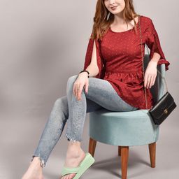 Action T-Strap Flatform Heels image 5