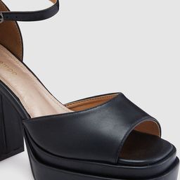 Sole To Soul Ankle Loop Platform Heels image 2