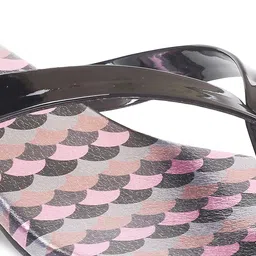 Mochi Printed Open Toe Flats image 4