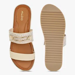ALDO Buckle Detailed Open Toe Flats image 4