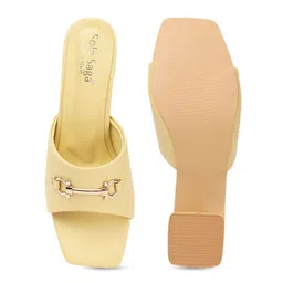 Sole Saga Embellished Open Toe Block Heels image 4