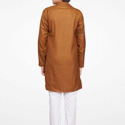 BAESD Boys Self Design Thread Work Kurta With Pyjamas image 3