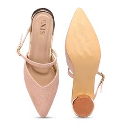 GNIST Pointed Toe Block Heeled Pumps image 5