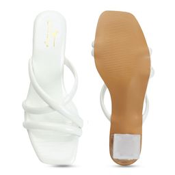 CHINRAAG Textured Party Block Mules with Tassels image 5