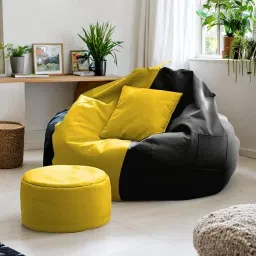4XL Tear Drop Bean Bag Cover (Without Beans)-image-0
