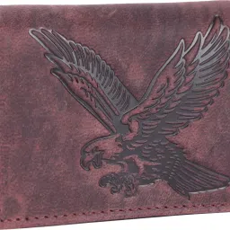 Men & Women Evening/Party Purple Genuine Leather RFID Card Holder-image-50