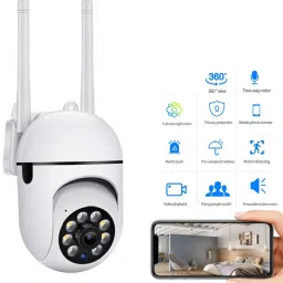 SIOVS WiFi PTZ Camera 1080P Security IR Camera Night Vision Pan 2-Ways Audio Smart Security Camera-image-52