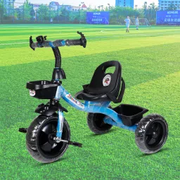 STEPUP GROW BABY TRICYCLE WITH BASKET LIGHT BLUE COLOUR FOR KIDS STP G LIGHT BLUE FRONT AND BACK BASKET FOR TODDLERS-03 Tricycle-4