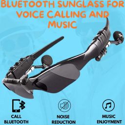 YAROH Bluetooth headset supported sunglass with mic for continuous dynamic MusicG481-image-104