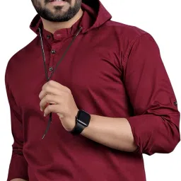 Men Washed Cotton Blend Straight Kurta-image-47
