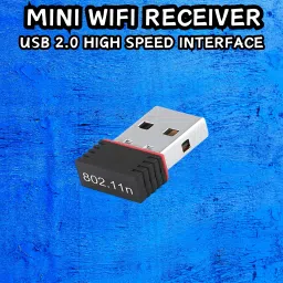 SACRO (Wi-Fi Receiver) with Multi-Device Connectivity For All Pc System and LaptopD82 USB Adapter-34