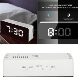 skyvilla Digital Silver Clock image 4