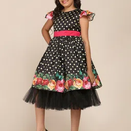 Bitiya by Bhama Black & White Floral Midi Dress-image-36