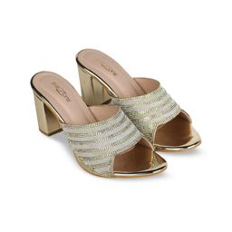 Shezone Embellished Block Heels image 5