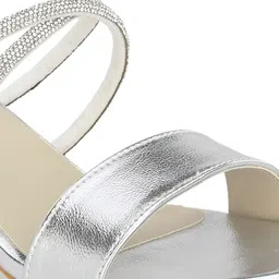 CLOG LONDON Embellished Open Toe Block Heels image 3