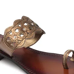Picktoes Embellished Open One Toe Block Heels image 4
