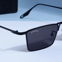 ROYALTAIL Unisex Rectangle Sunglasses with UV Protected Lens RT-SUNG-100 image 5