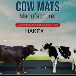 A103Black Cow Mat For all animals, BPA Free, Easy Clean,Waterproof Size 8*5 | Cow, Hamster Pet Mat-image-91