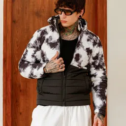 campus sutra Men Colorblock Puffer Jacket-picture-26