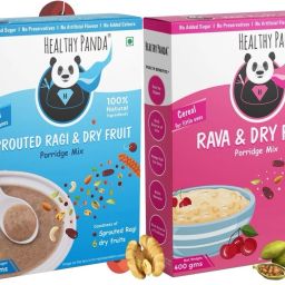 100% Natural Cerelac|400g X 2| Ragi & Dry fruit Baby food + Rava & Nuts baby Cereal-image-76