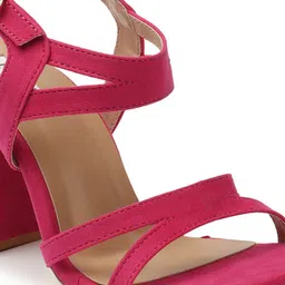 ELLE Party Block Heels With Backstrap image 2