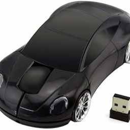 microware New Fashion 2.4GHz Wireless car shape Mouse 1600 DPI Optical Gaming Mouse Mice for Computer Wireless Ambidextrous Optical Gaming Mouse with Bluetooth-61