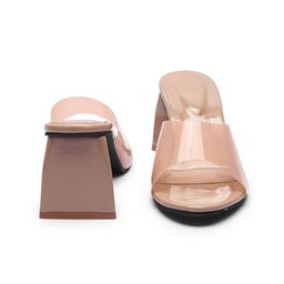 KIRAVI Open Toe Block Heels image 5