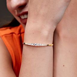 MINUTIAE Gold-Plated Cuff Bracelet-80
