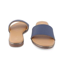 Tresmode Textured Open Toe Flats image 4