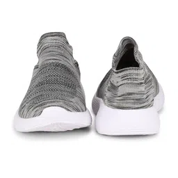 KRAASA Men Grey Mesh Running Shoes image 4