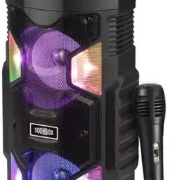 NEUTON Mostor with Wired Mic and Remote 40 W Bluetooth with RGB LIGHT 40 W Bluetooth Tower Speaker-picture-36