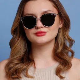 SUNNIES Women Round Sunglasses with Polarised Lens-image-75