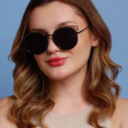 SUNNIES Women Round Sunglasses with Polarised Lens-image-77
