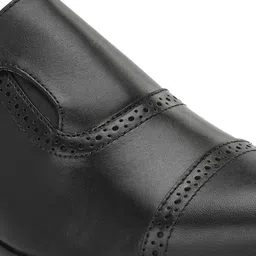 CLOG LONDON Men Textured Formal Monk Shoes image 2