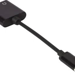 IMMUTABLE Black 89 _Compatible 2 in1 Audio Splitter Earphone Converter & Phone Charger | Double Ports | Calling Features, Music Control, Audio & Charging Jack Splitter Adapter Phone Converter-17