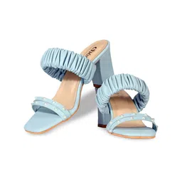 Chere Embellished Open Toe Block Heels image 4