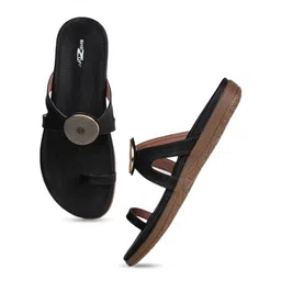 Shezone Embellished One Toe Flats image 2