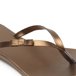 Picktoes Open Toe Flats With Bows image 4